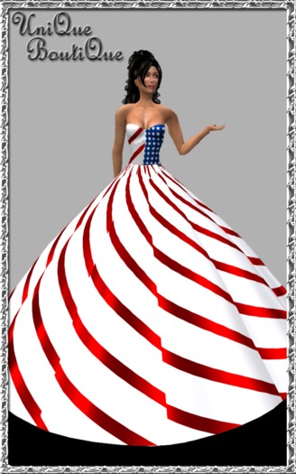 Second Life Marketplace - *UniQue* Happy 4th July 2013 White