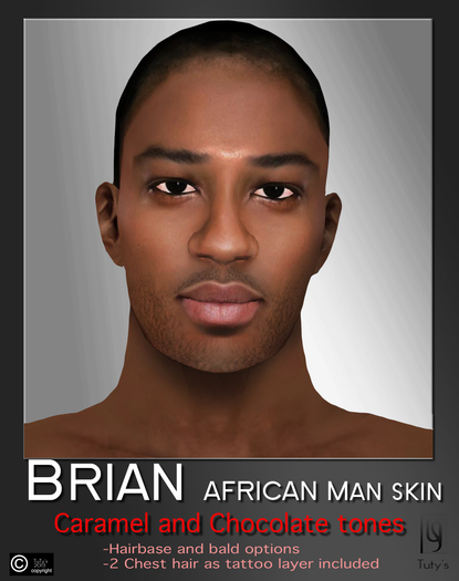 Demo_TuTy's BRIAN afro skin - Caramel