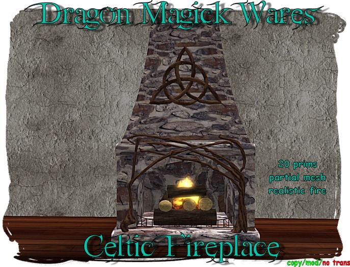 Dragon Magick Wares Celtic Fireplace