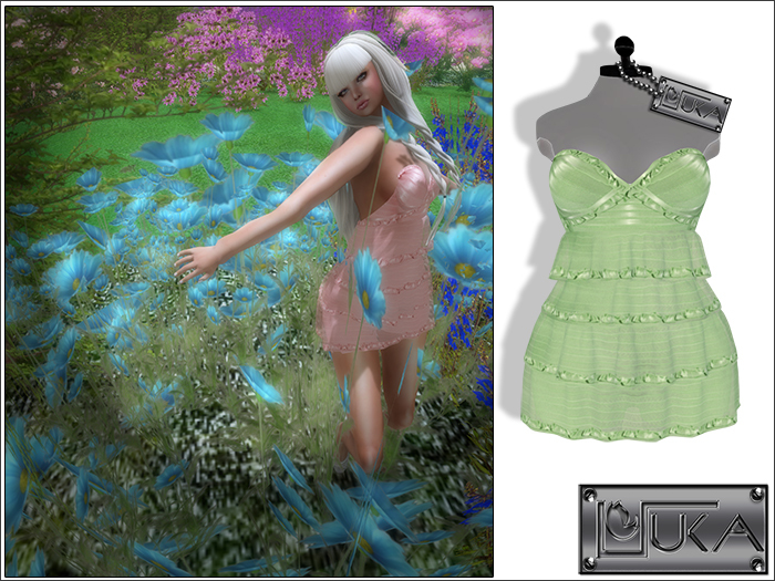 ::::Suki:::: Suggar Ruffle Dress [green]