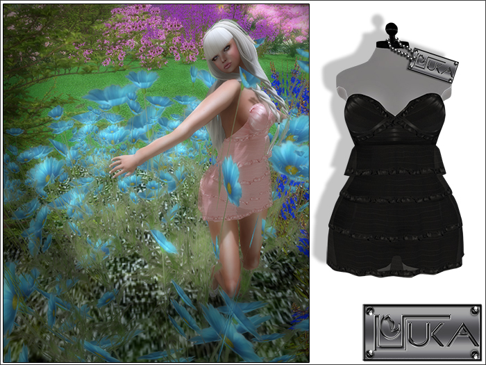 ::::Suki:::: Suggar Ruffle Dress [black]