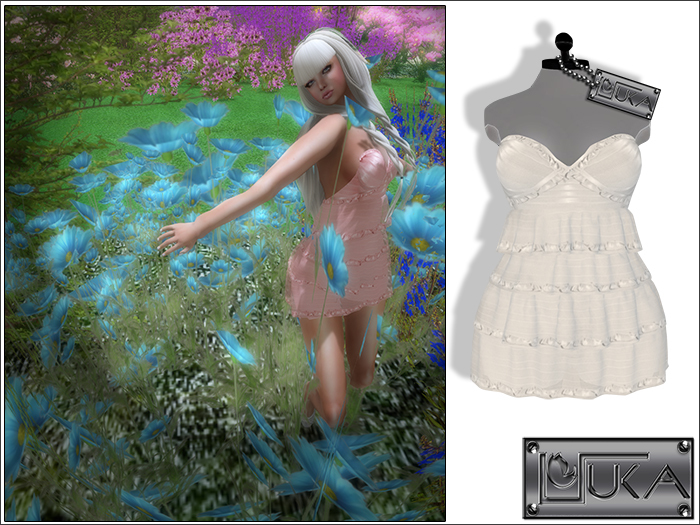 ::::Suki:::: Suggar Ruffle Dress [white]
