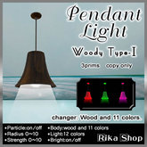 Pendant Light woody A