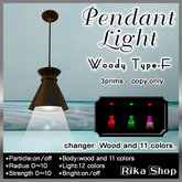 Pendant Light woody A