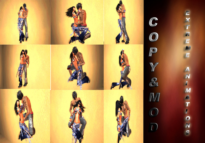 Promotion /  Couple Static Poses Pack / Extreme Animations