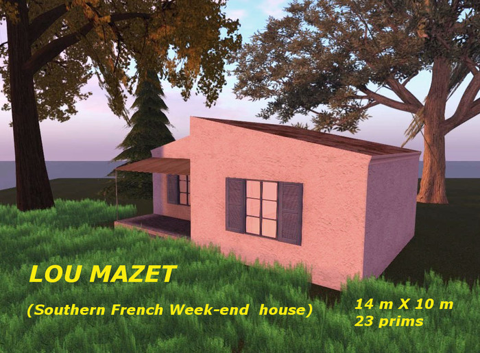lou mazet tiny French week-end house boxed