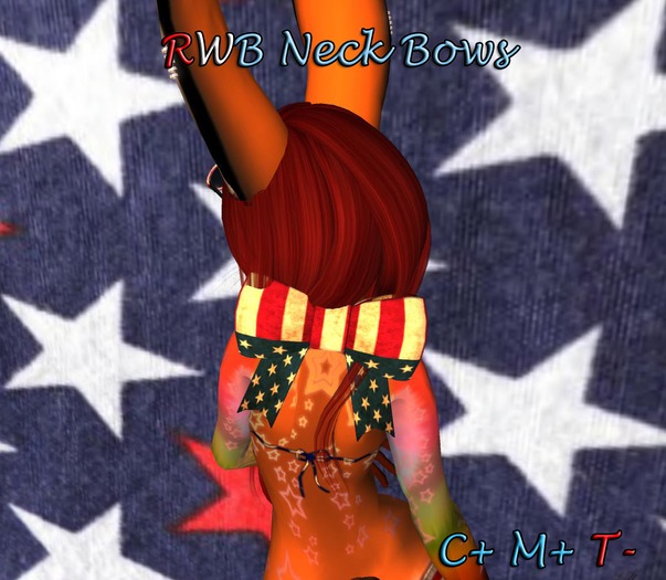 RWB Neck Bows