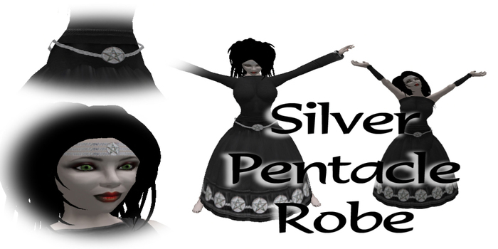 Silver Pentacle Robe