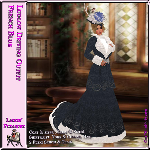 ~LP~Ludlow Driving Outfit (BOXED) French Blue