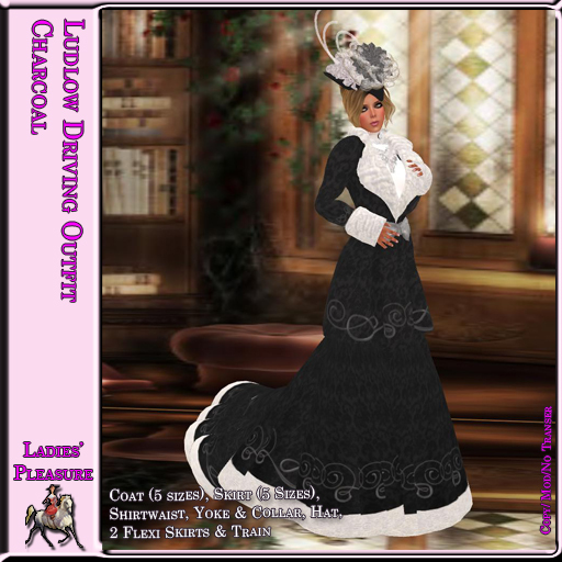 ~LP~Ludlow Driving Outfit (BOXED) Charcoal