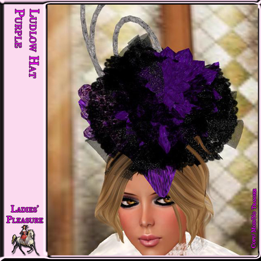 ~LP~Ludlow Hat (BOXED) Purple