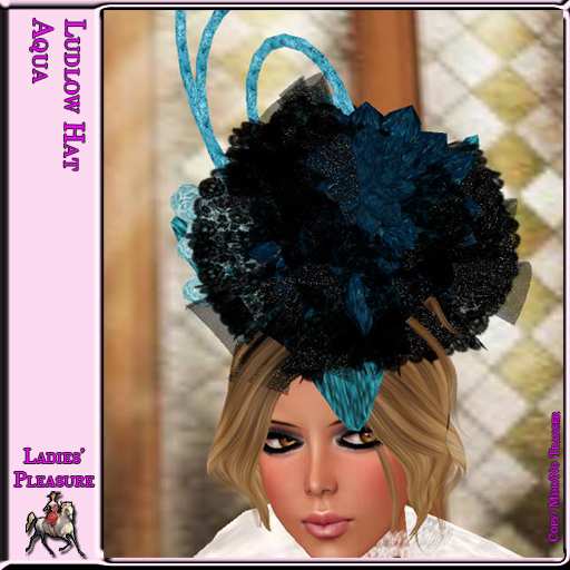 ~LP~Ludlow Hat (BOXED) Aqua