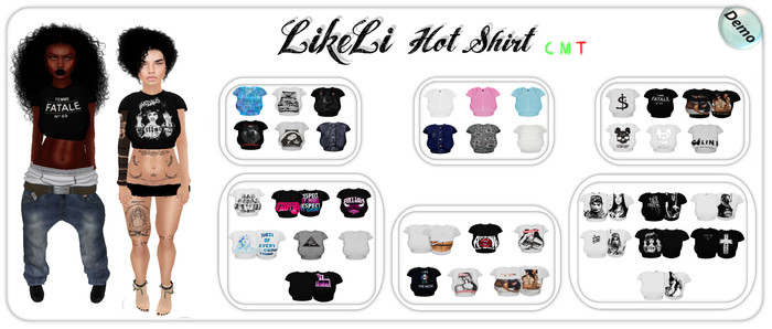 - LikeLi - Hot Shirt Lot 3