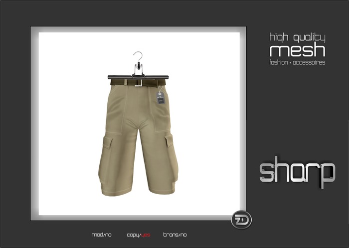 sharp by [ZD] - MESH - Cargo Shorts