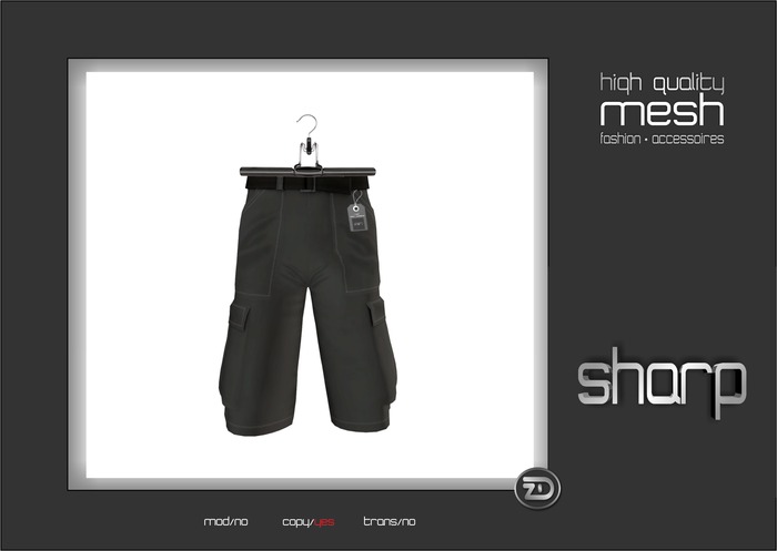 sharp by [ZD] - MESH - Cargo Shorts