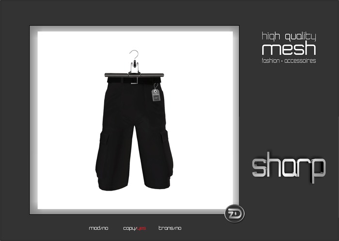 sharp by [ZD] - MESH - Cargo Shorts