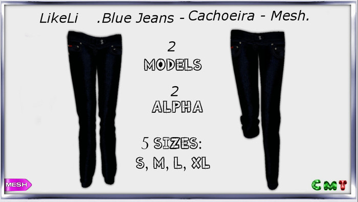 LikeLi.Blue Jeans -Cachoeira- #Mesh.