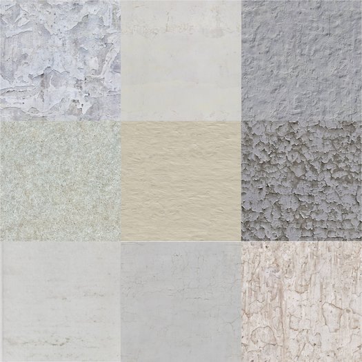 plaster white - 50 textures