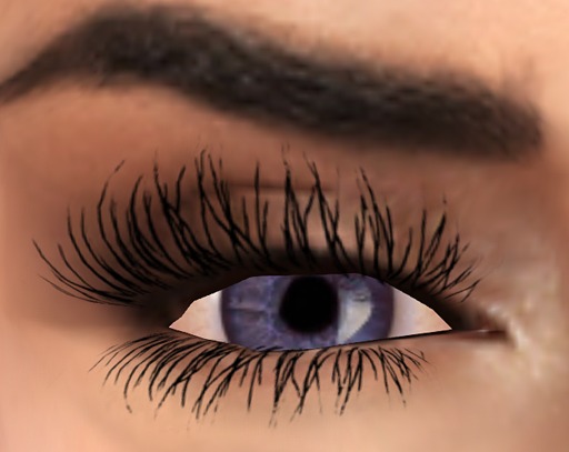 Koketka - Milana eyes (violet) + Lashes