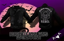 ^v^DRBC^v^ Rockabilly Rebel Leather Jacket