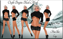 LSR - Outfit Brigitte Black Mesh