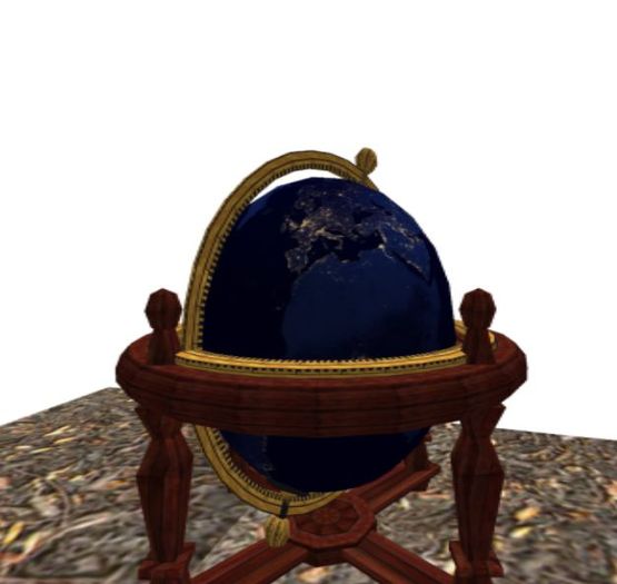 New World Rotating Globe