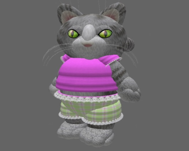 Tiny Green&Pink Plaid Ruffle TShirt&Shorts