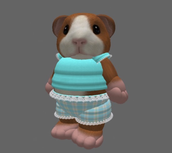 Tiny Aqua Plaid Ruffle TShirt&Shorts