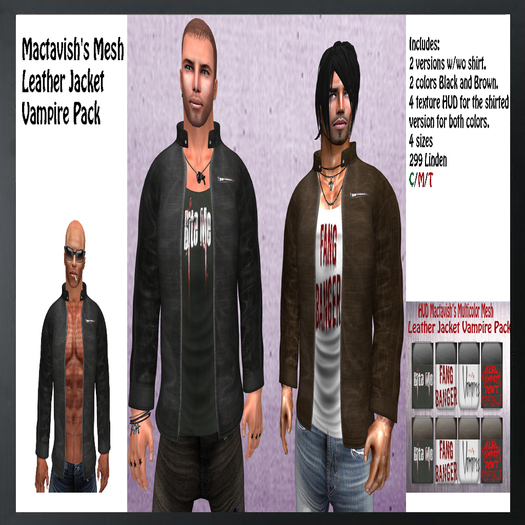Mactavish's Mesh Leather Jacket Vampire Pack