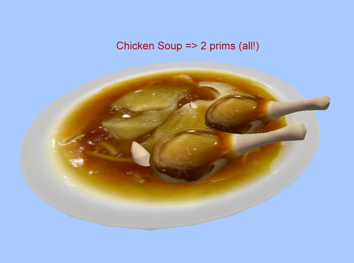 Chicken Soup with full permission 1 Prim 2 Legs