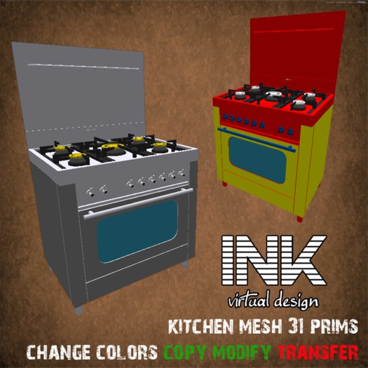 Kitchen MESH - INK Virtual Design -