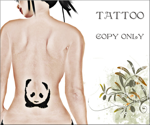 Foxxy Designs- Panda tatto