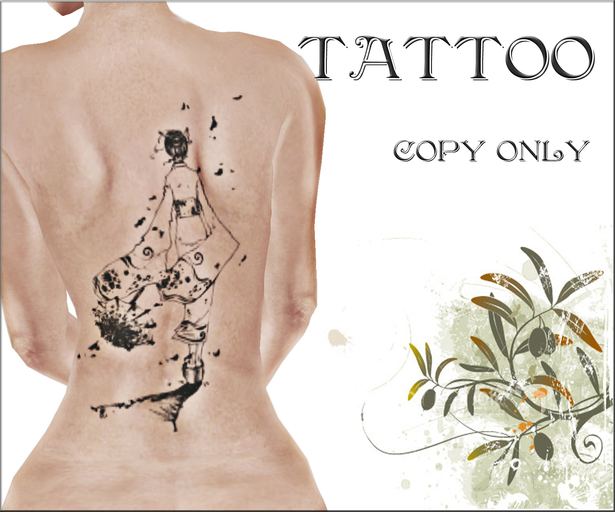 Foxxy Designs - Geisha tattoo