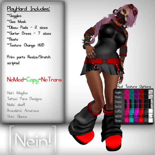 [Nein!] Play Hard - Black