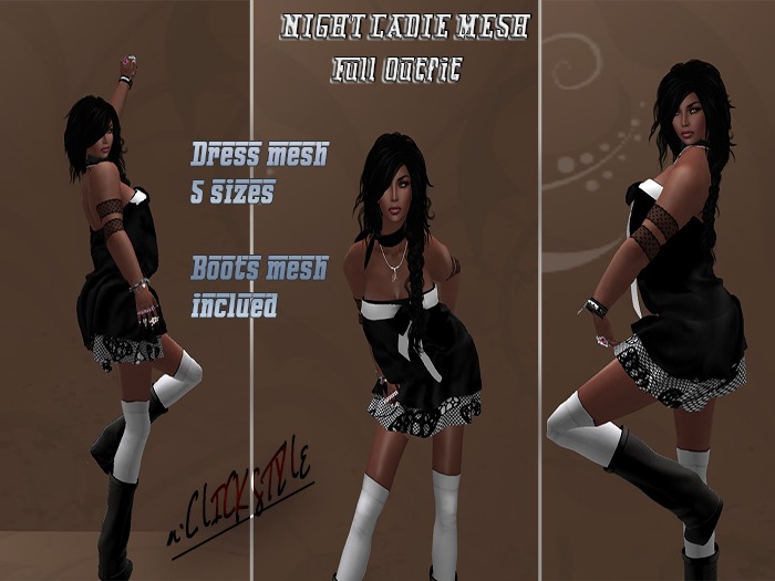 "n'Click Style" Night Ladie Mesh