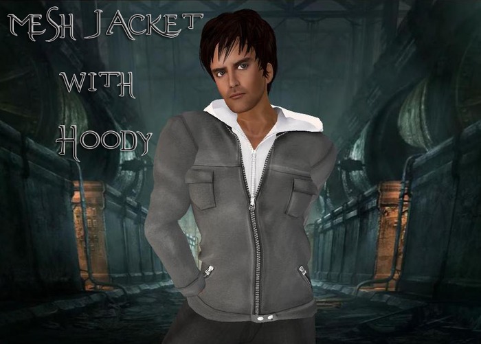 *SOIR* Mesh Grey with Hoody