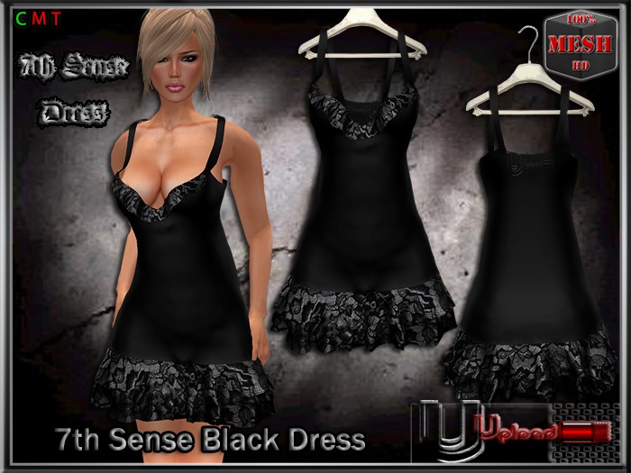 Upload[_]:: - 7th Sense Black Dress