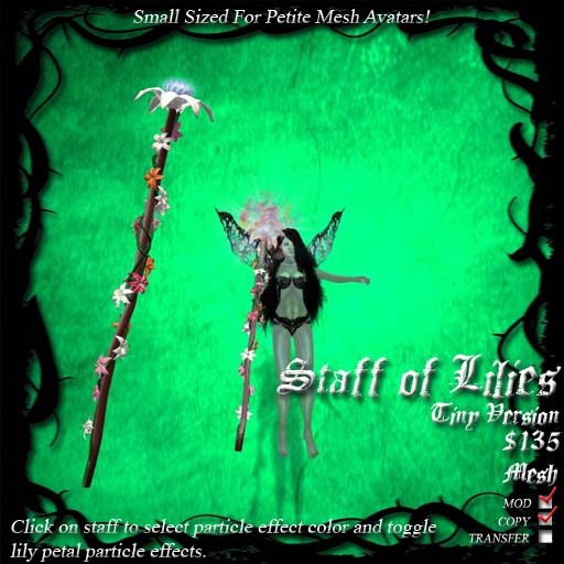 Staff of Lilies (Tiny Version)