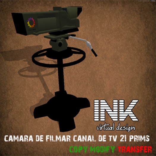 Camara de Tv - 21 Prims - INK Virtual Design