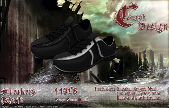 Crash Design - Sneaker Black