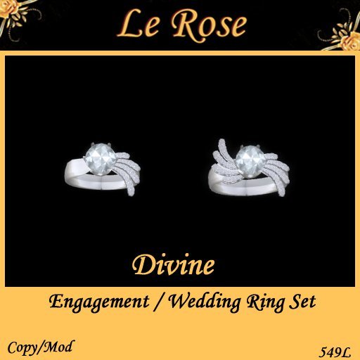 Le Rose - Divine - Engagement & Wedding Ring (Boxed)