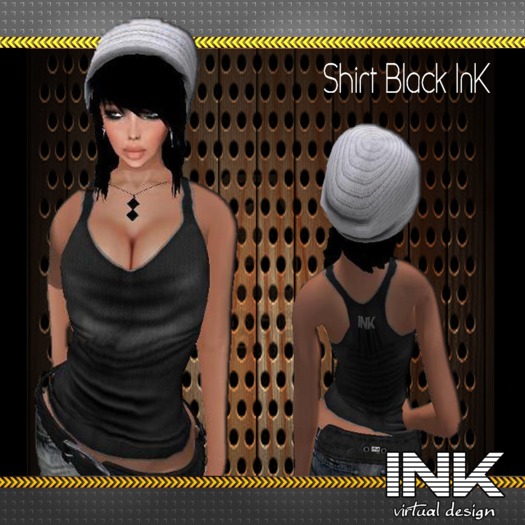 Musculosa Negra mujer - InK - By suPReMo PieRS