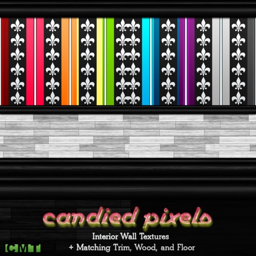 Candied Pixels Wall Textures + Matching Floor 3
