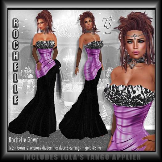 TS-Formal-Rochelle Gown Pink