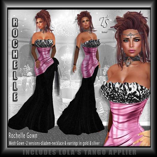 TS-Formal-Rochelle Gown-Bubblegum 2