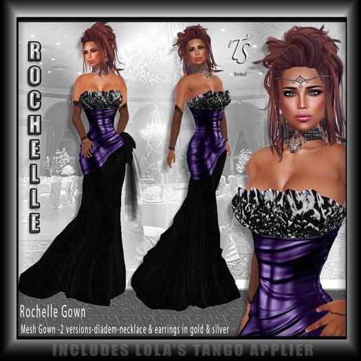 TS-Formal-Rochelle Gown Purple