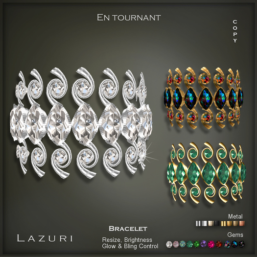 Lazuri En Tournant Bracelet