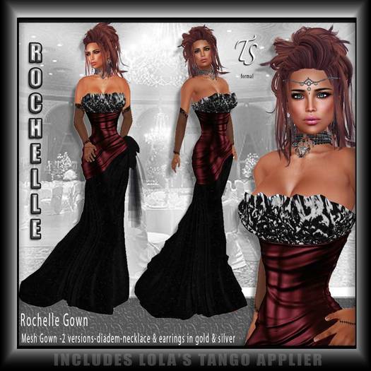 TS-Formal-Rochelle Gown Red