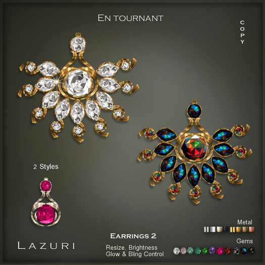 Lazuri En Tournant Earrings2