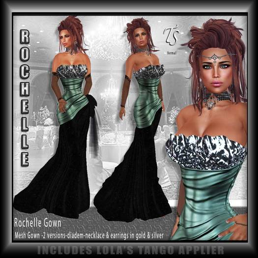 TS-Formal-Rochelle Gown-Olive